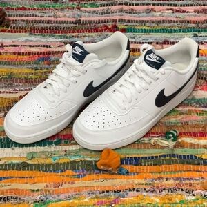 Nike Men's Court Vision Navy Blue Swoosh